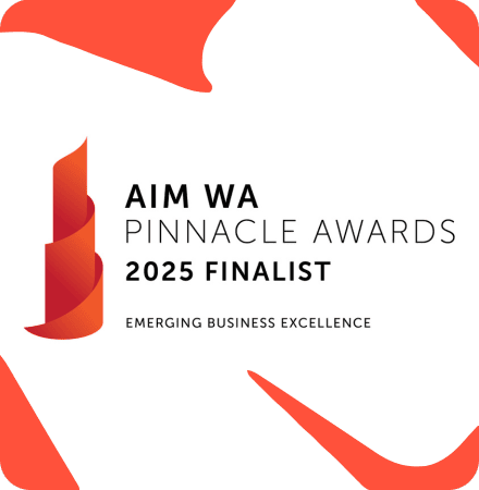 AIM WA Pinnacle Awards 2025 Finalist. Emerging Business Excellence.