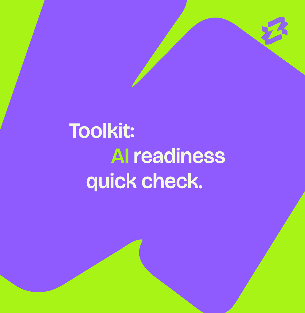 Toolkit: AI readiness quick check.
