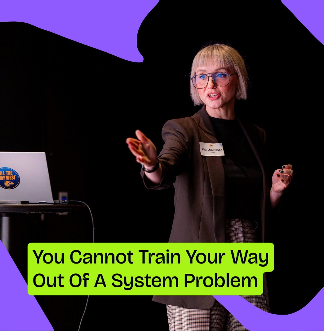 You Cannot Train Your Way Out Of A System Problem